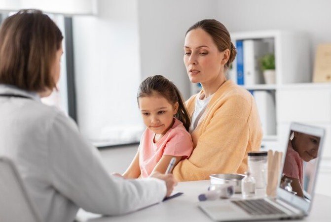 What services does Dr. Meghana Paediatrician offer for child healthcare?
